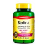 Biotina + Vit B1, B5, Ac. Folico 60 Caps - Maxinutri