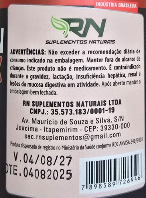 Testosteron Max 40% Sapominas 120 Caps - RN - Imagem 3