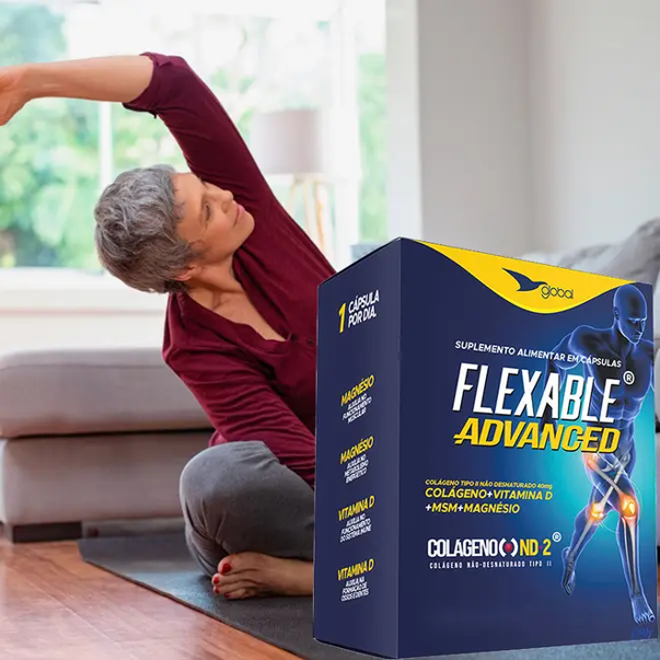 Flexable Advanced Colágeno Tipo II Com Vitaminas - Global - Imagem 4