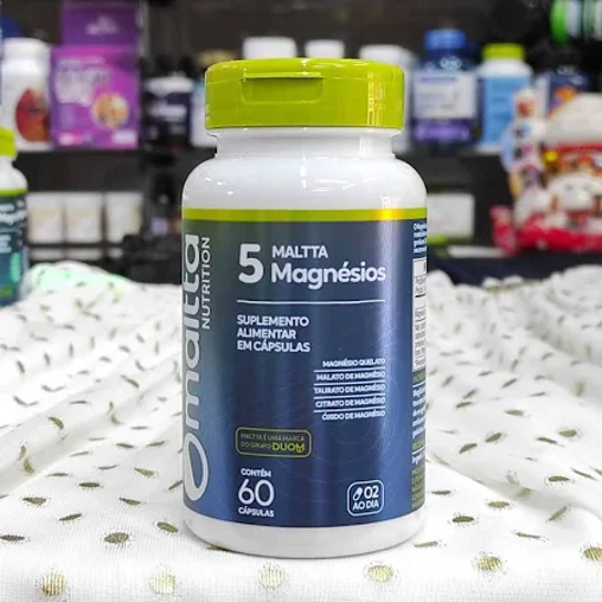 5 Magnesios 120 Caps - Maltta - Imagem 2