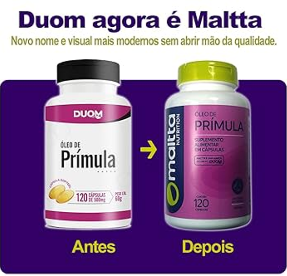 Oleo De Primula 500mg 120caps - Maltta - Imagem 2