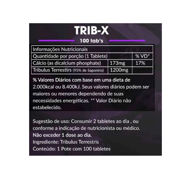 Trib-X Tribulus Terrestris - NBF - Imagem 2